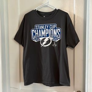 Lightning NHL 2020 Champions Tshirt Size L